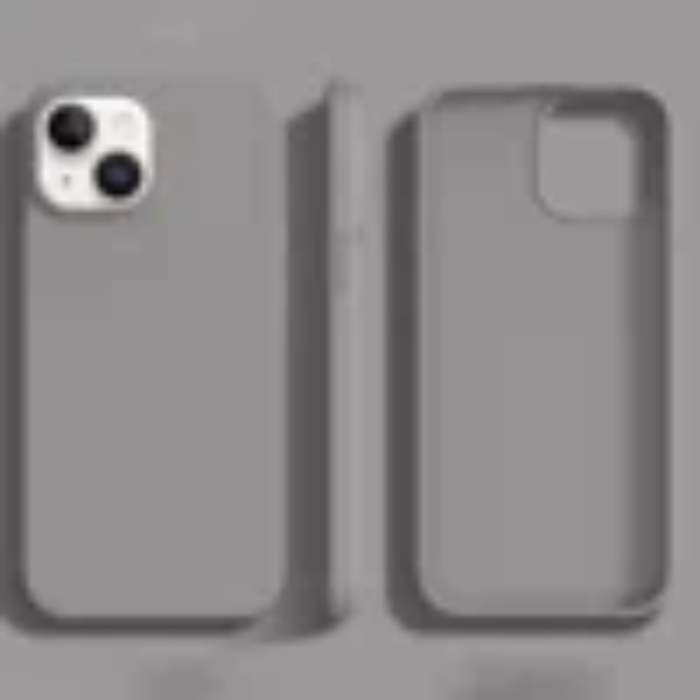 A-One Brand - Mobilskal till iPhone 15 Ultra Thin Silikon - Grå