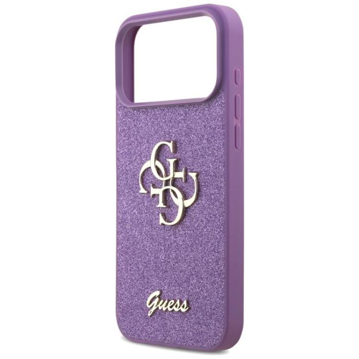 Guess - Guess iPhone 17 Pro Max Mobilskal Fixed Glitter Big 4G - Lilac