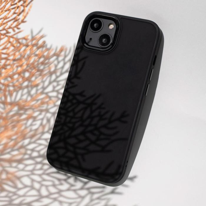 TelForceOne - Svart Satinskal till iPhone 13 Pro - Elegant Skyddande