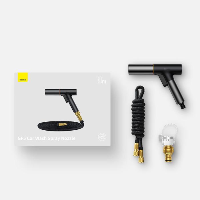 BASEUS - Baseus Biltvättpistol Sprinkler (7.5m) - Svart