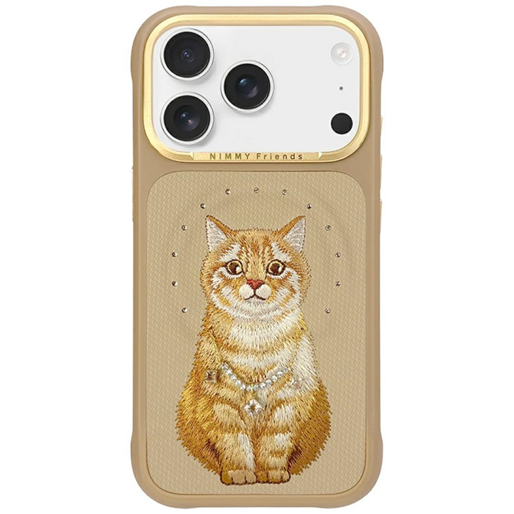 Nimmy Mobilskal För iPhone 17 Pro Max MagSafe Lucky Fashion Cat - Brun