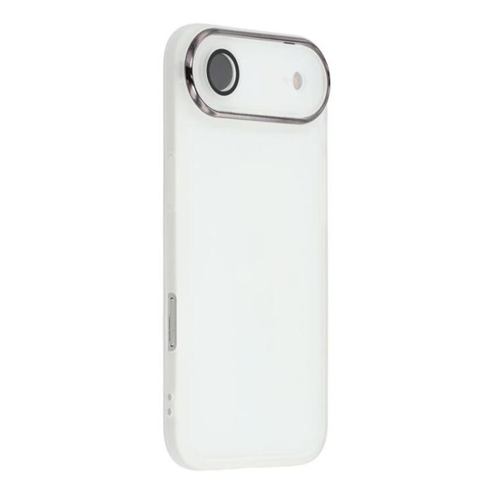 A-One Brand - iPhone Air Mobilskal Electroplated Kameraram - Transparent Vit