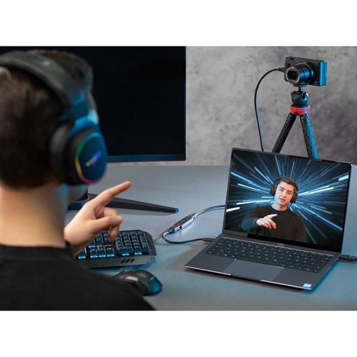 Hama - Hama Capture Card USB HDMI 4K till 1080P USB-C-adapter