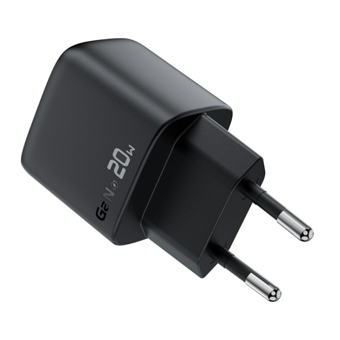 Acefast - ACEFAST GaN Snabbladdare 20W USB-C EU A113 LED - Svart