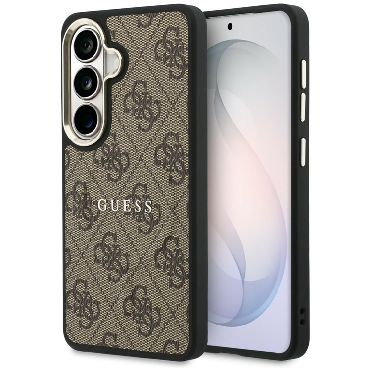 Guess Mobilskal För Galaxy S26 MagSafe 4G Embossed Ring - Brun | 2353 | AlltMobil