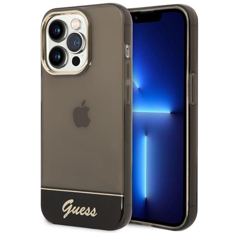 GUESS iPhone 14 Pro Skal Translucent - Svart | 2353 | AlltMobil