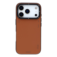 YOUNGKIT - YOUNGKIT iPhone 17 Pro Mobilskal MagSafe PU-Läder - Bronze