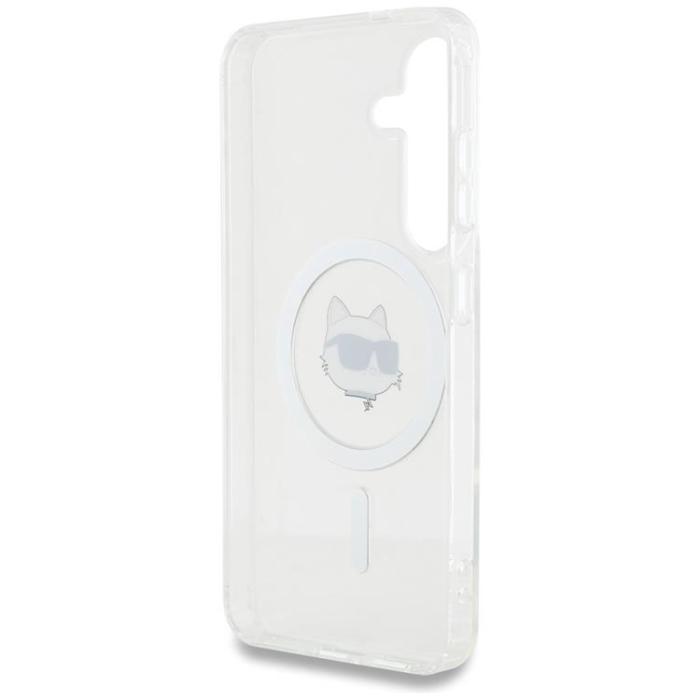 KARL LAGERFELD - Karl Lagerfeld Galaxy S25 Plus Mobilskal MagSafe Choupette Printed Logo - Vit
