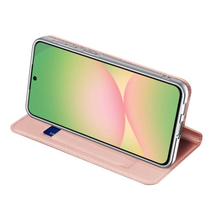 Dux Ducis - DUX DUCIS Samsung Galaxy A57 Fodral Konstläder Ställfunktion - Rosa