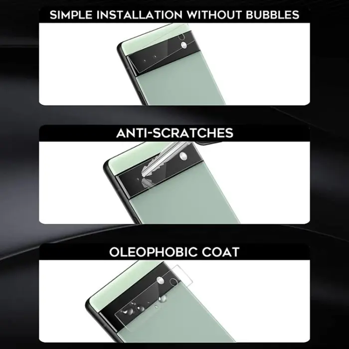 OEM - [1-PACK] Google Pixel 6a Härdat Glas Skärmskydd Kameralinsskydd - Clear