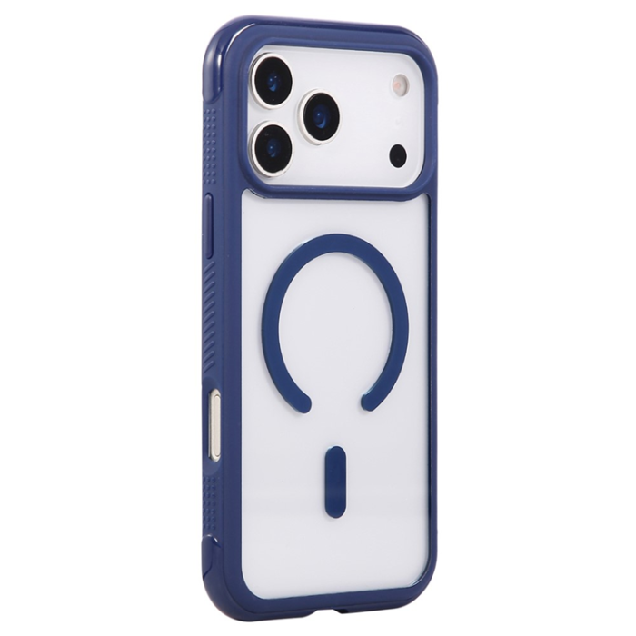 A-One Brand - iPhone 17 Pro Mobilskal MagSafe TPU+PC Transparent - Sapphire