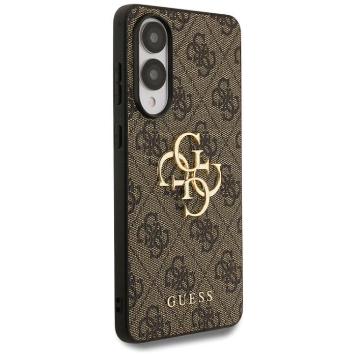 Guess - Guess Galaxy S25 Edge Mobilskal Big 4G Logo Classic - Brun