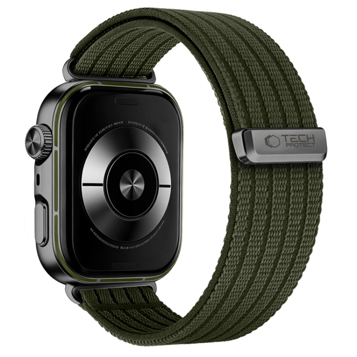 Tech-Protect - Tech-Protect Huawei Watch Fit 3/4/4 Pro/5/5 Pro Armband Nylon - Grön