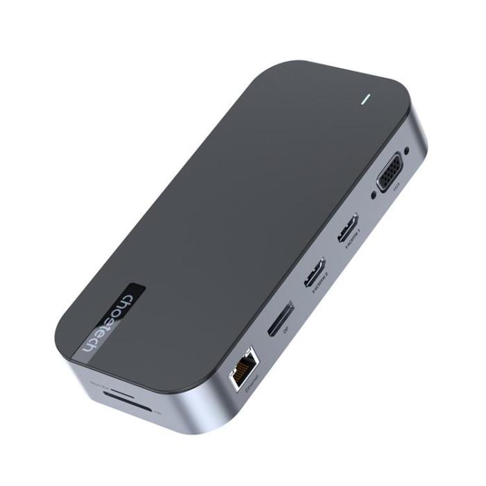 Choetech - Choetch HUB USB-C M52 - Grå