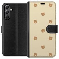 iSecrets - Pl&aring;nboksfodral till Samsung Galaxy A24 4G med Bj&ouml;rnm&ouml;nster