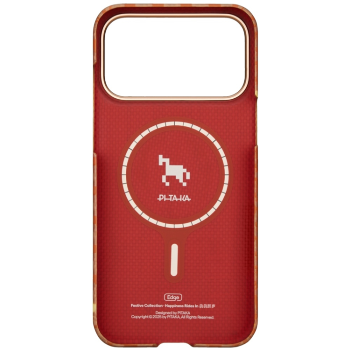 PITAKA - PITAKA Mobilskal För iPhone 17 Pro Max MagSafe Happiness Rides Edge