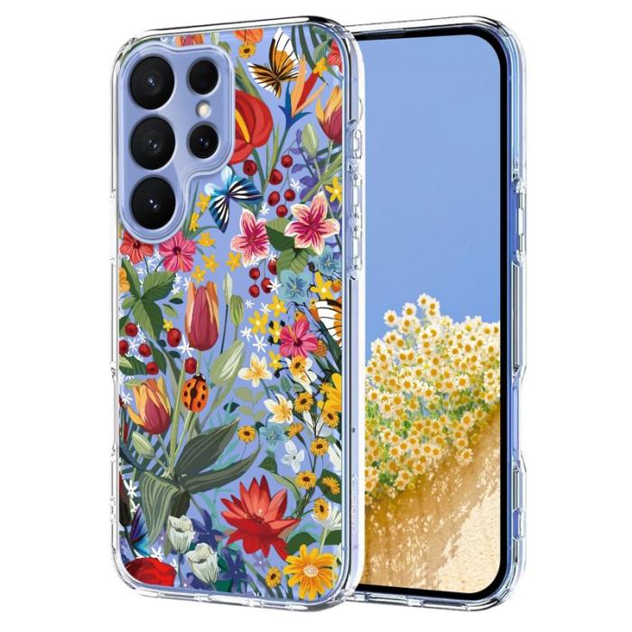 OEM - Mobilskal till Samsung Galaxy S26 Ultra Blommönster TPU - Liljor