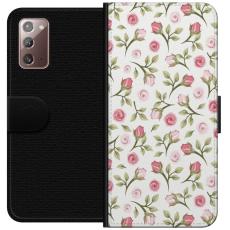 iSecrets - Pl&aring;nboksfodral till Samsung Galaxy Note20 med Blommigt