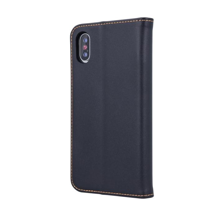 OEM - Äkta Läder Smart Pro Fodral iPhone 7/8/SE 2020/2022 - Svart