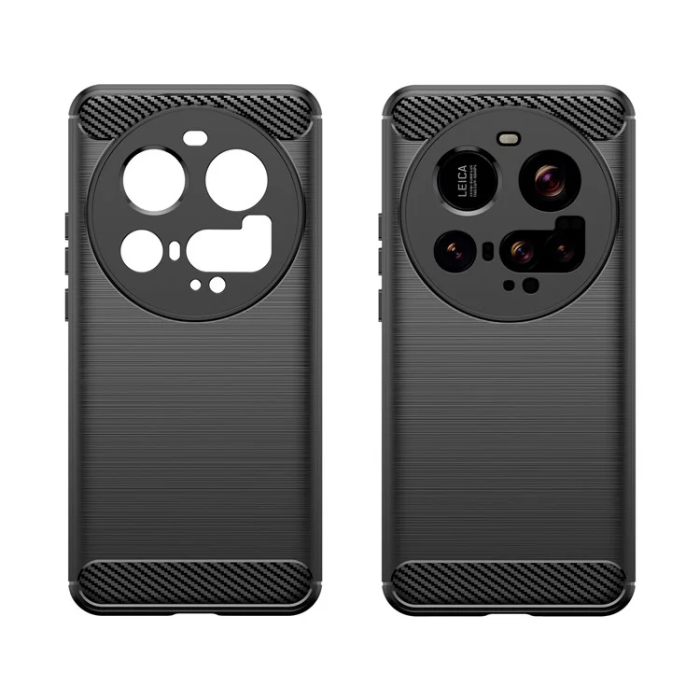 A-One Brand - Xiaomi 15 Ultra Mobilskal Carbon Fiber Texture Brushed - Svart