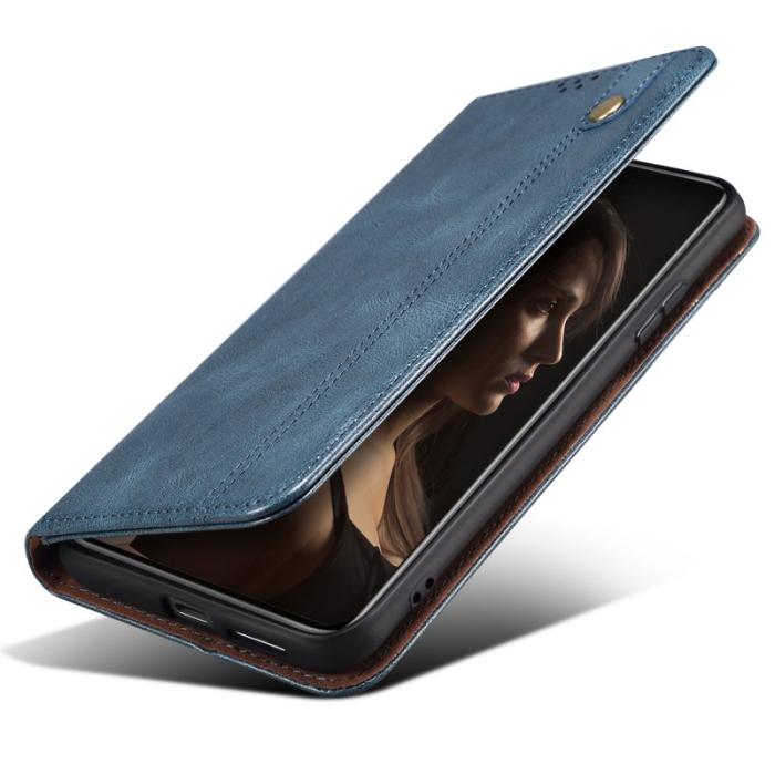 OEM - Plånboksfodral för Samsung Galaxy S26 Konstläder Ställ - Blå