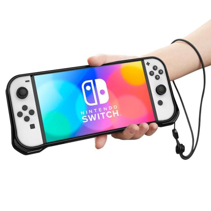UTGATT - Spigen Rugged Armor Skal Nintendo Switch OLED - Matte Svart
