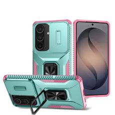 OEM - Mobilskal f&ouml;r Samsung Galaxy S26 Camshield Kickstand TPU + PC - Gr&ouml;n
