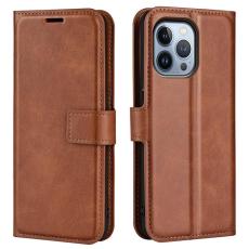OEM - Flip Folio iPhone 14 Pro Plånboksfodral - Brun