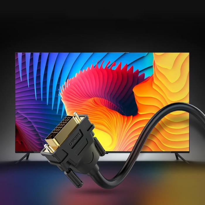 UTGATT1 - UGreen DVI Till VGA Kabel 2m - Svart