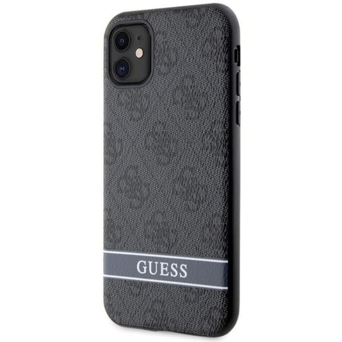 Guess - Guess iPhone 11/XR Mobilskal Stripe - Grå