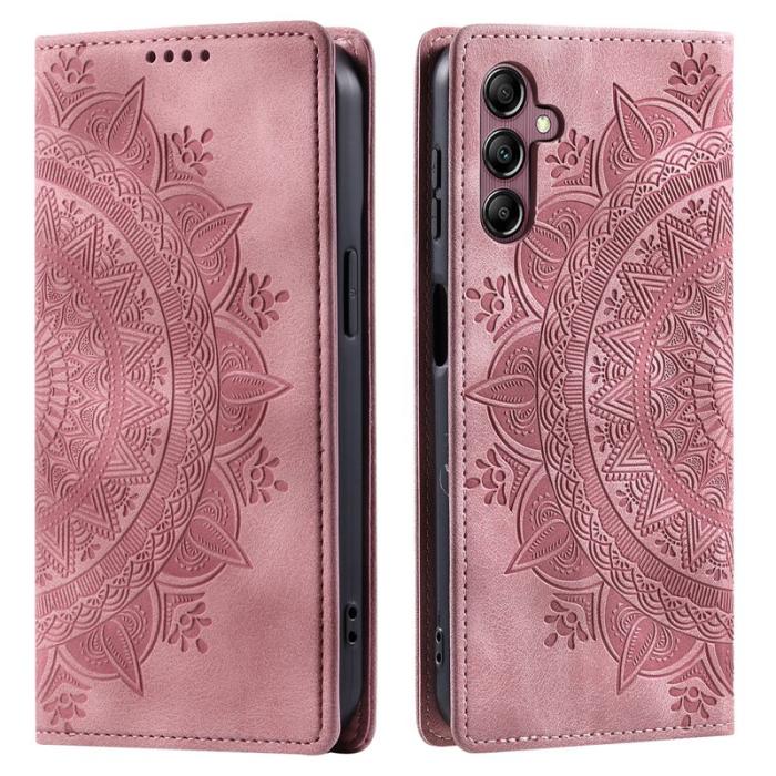 OEM - Mobilskal till Samsung Galaxy S26 Plus Magnetisk Stängning KonstLäder Roséguld