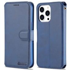 AZNS - AZNS iPhone 14 Pro Max Pl&aring;nboksfodral Konstl&auml;der - St&ouml;d - Bl&aring;