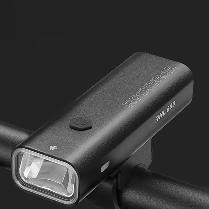 Rockbros - Rockbros Framcykellampa 600 lm 2600 mAh IPX6 RHL600 - Svart