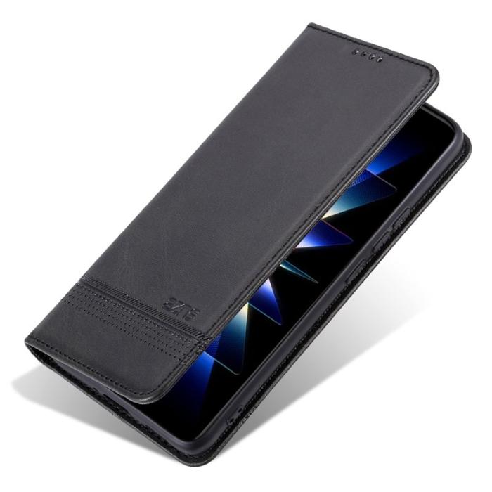 AZNS - AZNS Samsung Galaxy S24 FE Plånboksfodral Konstläder - Svart