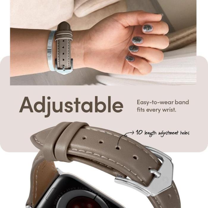 UTGATT - Spigen Apple Watch (41mm) Series 9 Armband Cyrill Kajuk - Khaki