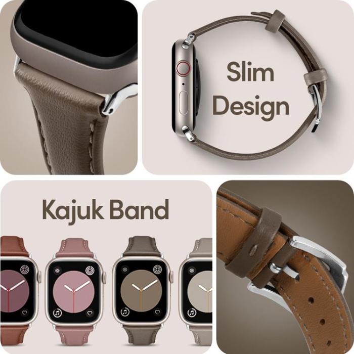 UTGATT - Spigen Apple Watch (41mm) Series 9 Armband Cyrill Kajuk - Khaki