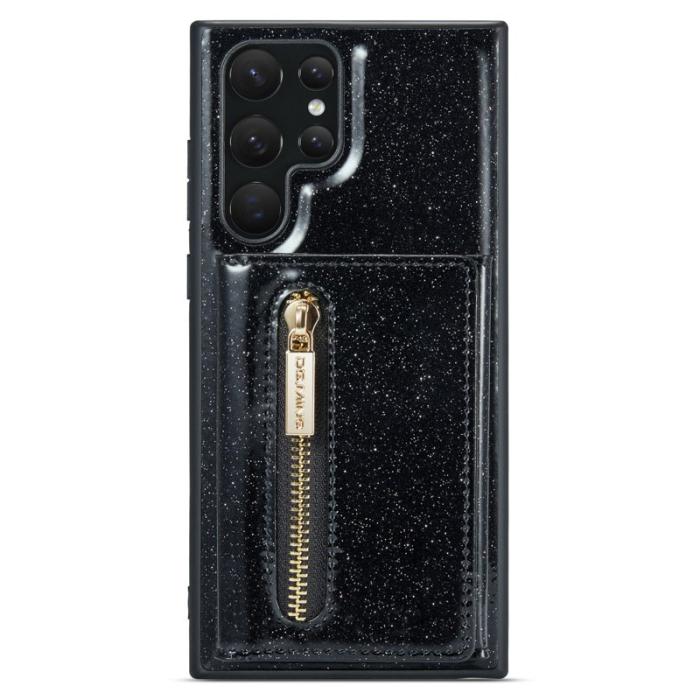 DG.MING - DG.MING M3 Series Konstläder Plånboksfodral för Samsung Galaxy S24 Ultra - Svart