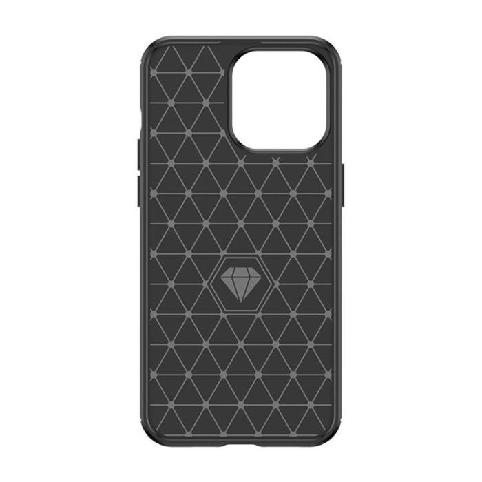 OEM - iPhone 15 Pro Mobilskal Carbon Flexible - Svart