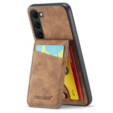 FIERRE SHANN - FIERRE SHANN Samsung Galaxy S24+ Fodral RFID-Skydd - Brun
