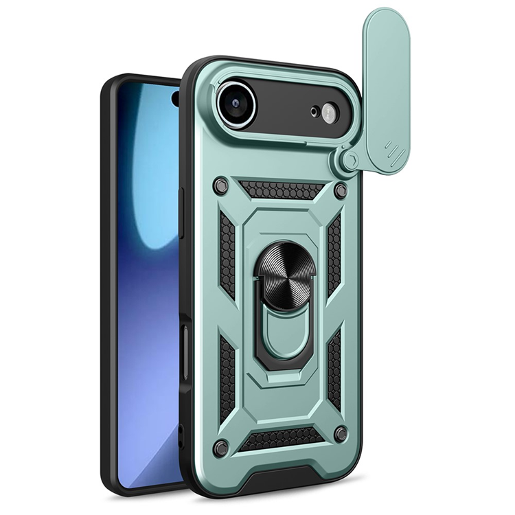 AMORUS iPhone Air Mobilskal Med Kameralinsreglage - Grön | 2353 | AlltMobil