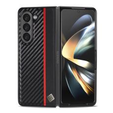 LC.imeeke - LC.IMEEK Samsung Galaxy Z Fold5 Fodral KonstL&auml;der - Svart