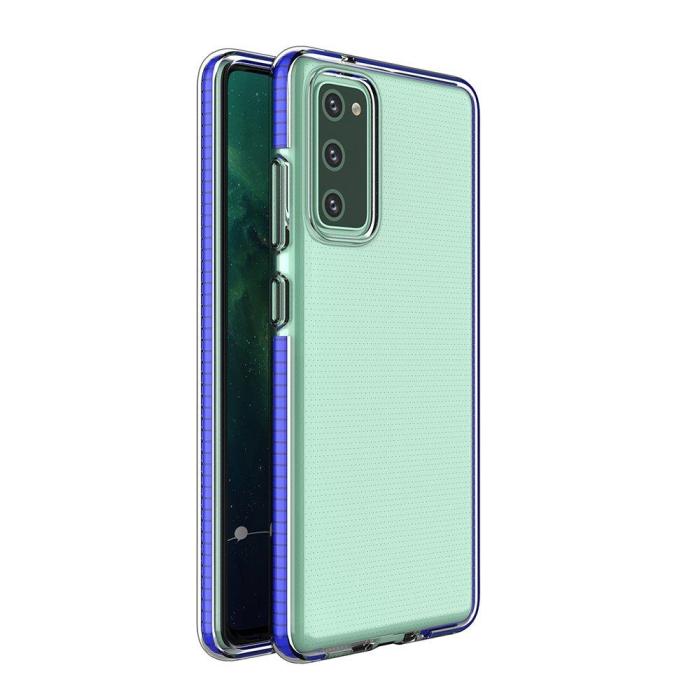 UTGATT1 - Spring bumper skal till Samsung Galaxy S21 5G - Blå