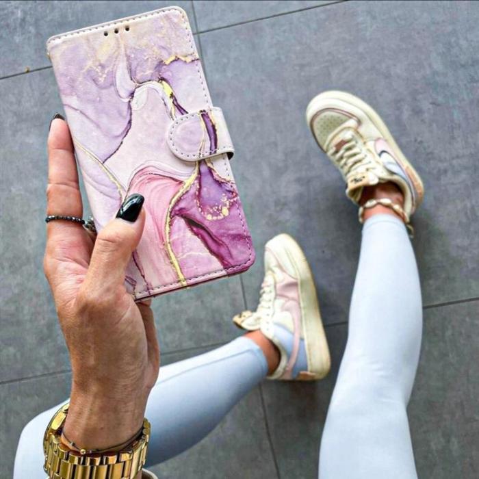 UTGATT - Tech-Protect Galaxy A23 4G/5G Plånboksfodral - Colorful Marble