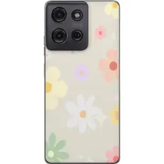 Gustaf - Mobilskal till Motorola Moto G75 med fejdande blommor