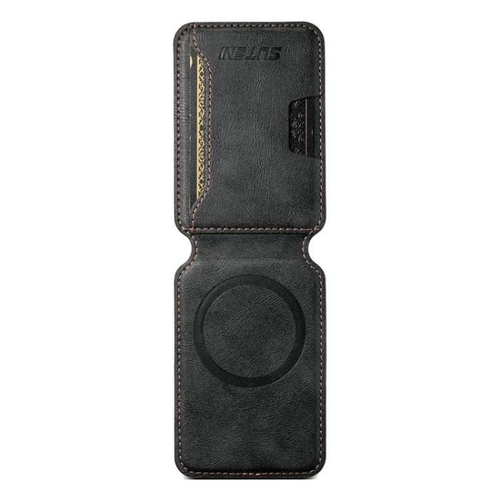 SUTENI - SUTENI iPhone 17 Air Mobilskal MagSafe Cowhide M3 - Svart