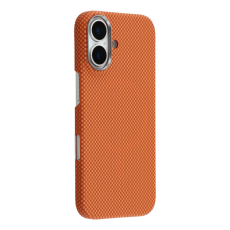 A-One Brand - iPhone 17 Mobilskal MagSafe Carbon Fiber - Orange