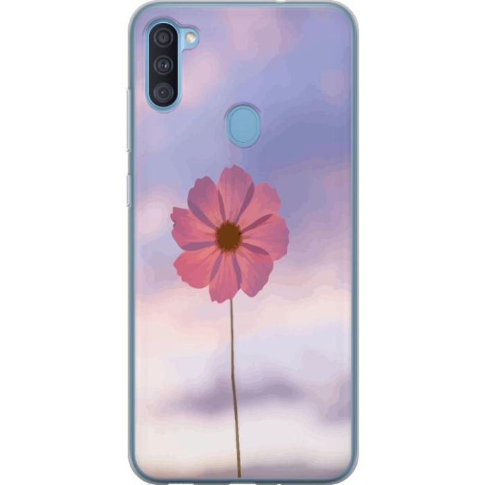 iSecrets - Mobilskal till Samsung Galaxy A11 med Rosa blomma