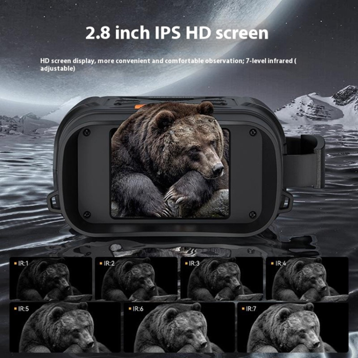 OEM - 10x Digital Zoom Videoinspelare Kikare 2.8-tums IPS-Skärm 1080P HD