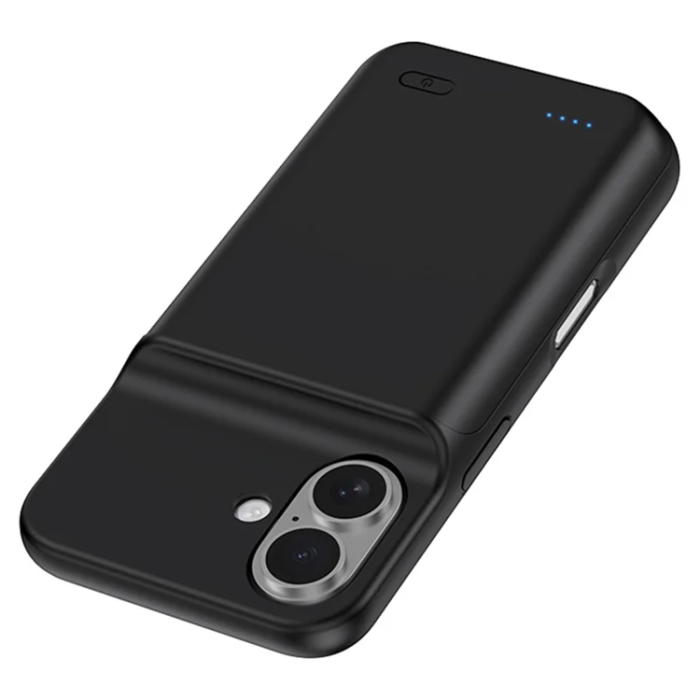 A-One Brand - iPhone 16 Plus Batteriskal 7000mAh - Svart