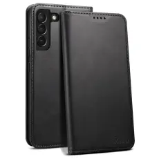 SUTENI - SUTENI Läder Fodral Galaxy S22 Plus 5G - Svart